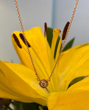 Load image into Gallery viewer, Rose Gold 0.19 ct. Diamond Drop Necklace