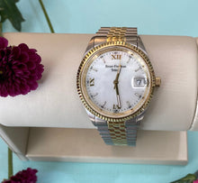 Load image into Gallery viewer, Mother of Pearl Dial Two Tone Band Watch