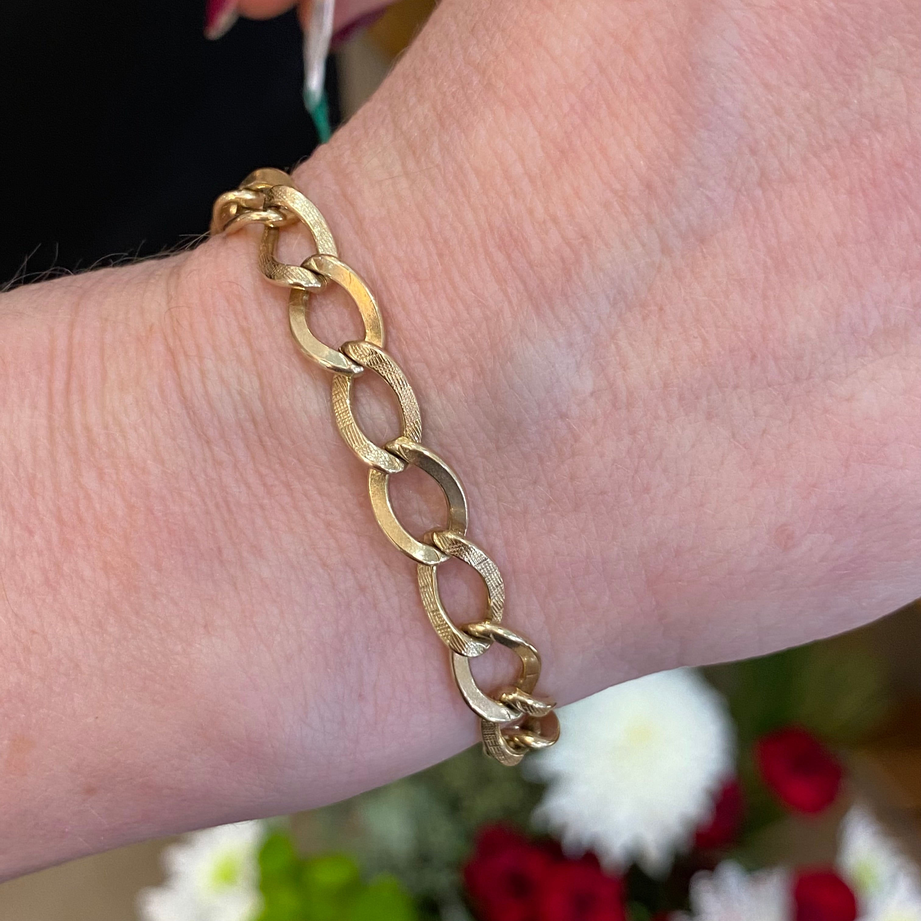 Vintage Gold Charm Bracelet