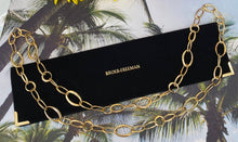 Load image into Gallery viewer, 18K Yellow Gold Mixed Links Chain