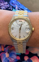 Load image into Gallery viewer, Mother of Pearl Dial Two Tone Band Watch