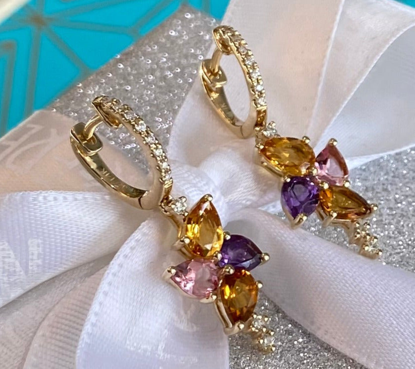 The Sunset Drop Earrings