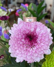 Load image into Gallery viewer, Pear Diamond Two Tone Gold Band