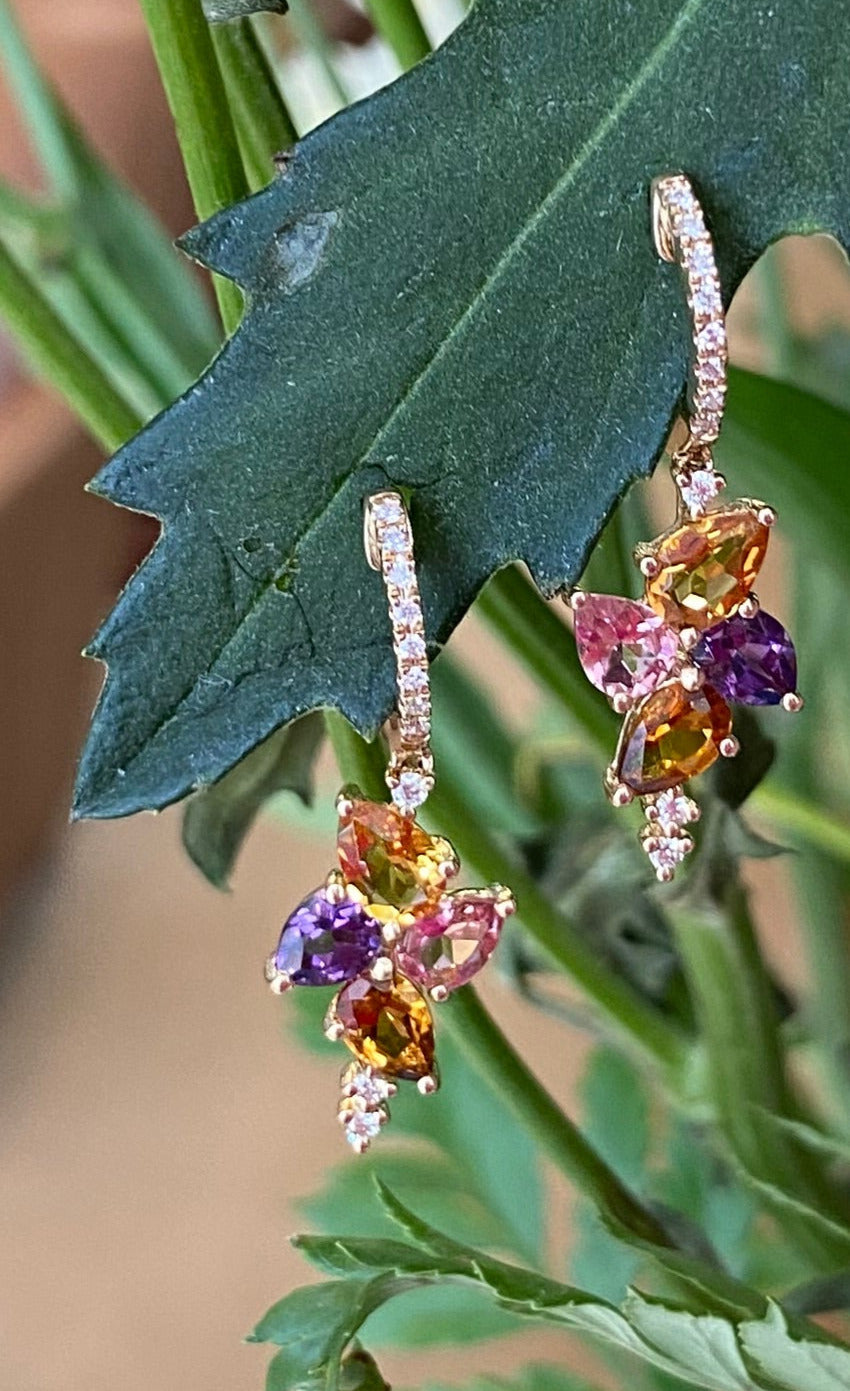 The Sunset Drop Earrings