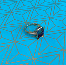 Load image into Gallery viewer, Yellow Gold Ametrine and Diamond Cocktail Ring