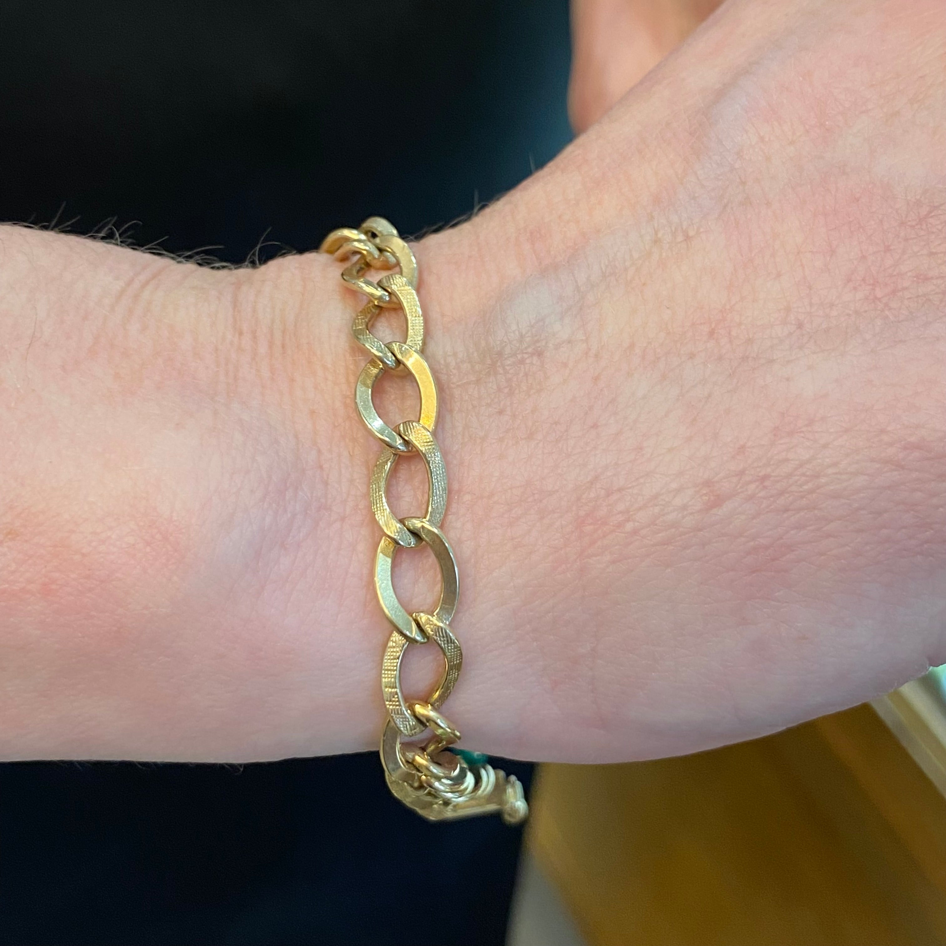 Vintage Gold Charm Bracelet