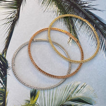 Load image into Gallery viewer, Rose Gold Diamond Flex Bangle
