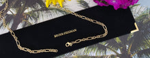 Load image into Gallery viewer, 14K Yellow Gold Round Figaro Link Chain