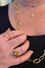Load image into Gallery viewer, Gemstone Flower Burst Ring