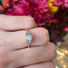 Load image into Gallery viewer, Vintage Platinum and Diamond Ring