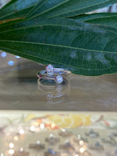 Load image into Gallery viewer, White Gold and Diamond Bypass Style Ring