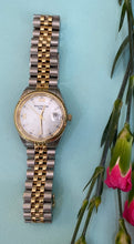 Load image into Gallery viewer, Mother of Pearl Dial Two Tone Band Watch