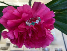 Load image into Gallery viewer, Emerald and Diamond White Gold Quatrefoil Ring