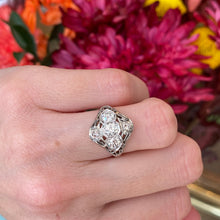 Load image into Gallery viewer, Vintage Five Diamond Cluster Ring