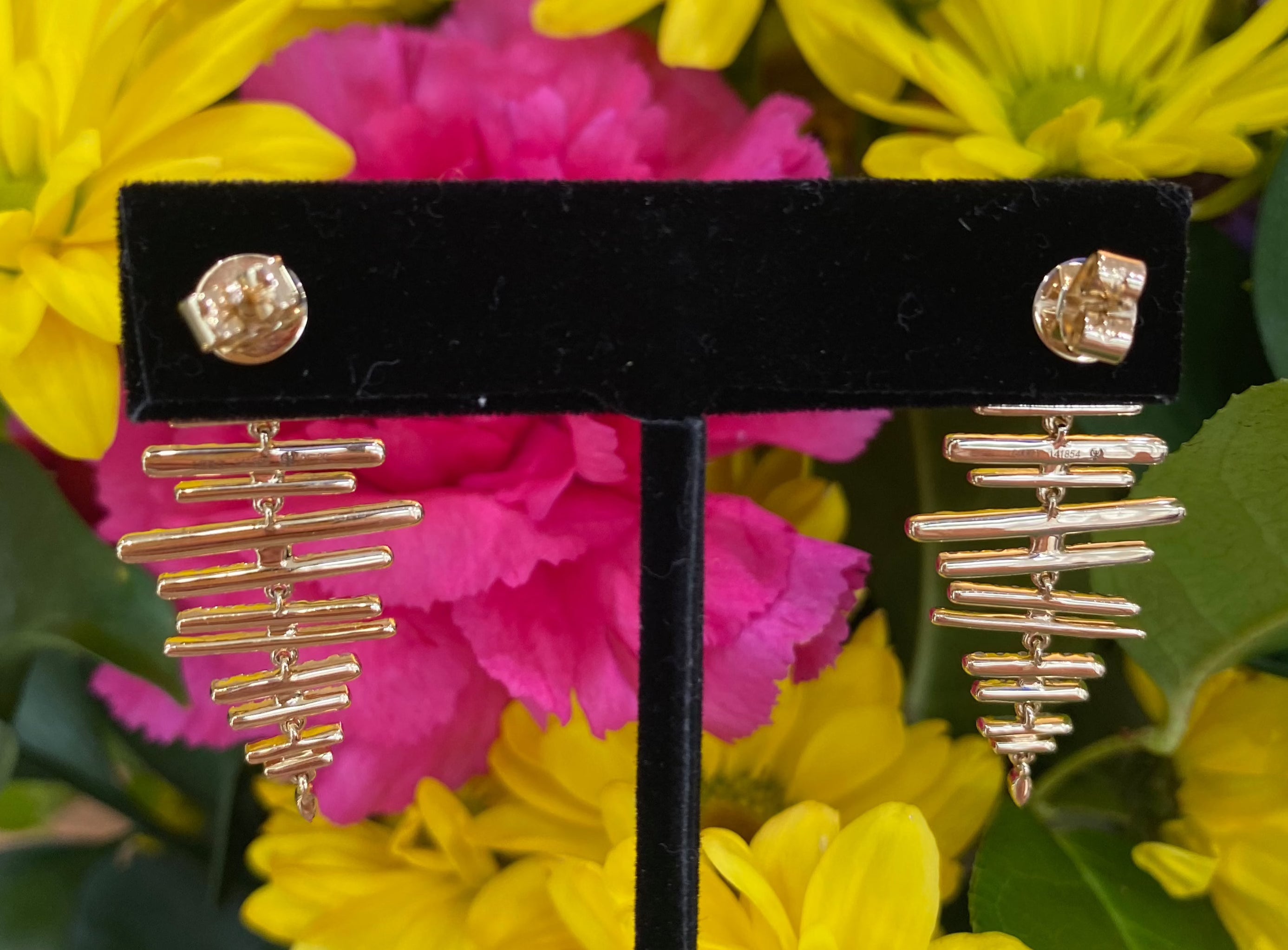 Gilded Rhythm Diamond Earrings