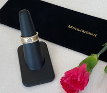 Load image into Gallery viewer, Oval Diamond Two Tone Gold and Diamond Band