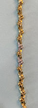 Load image into Gallery viewer, Vintage Bow 18K Yellow Gold and Platinum Diamond Bracelet
