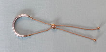 Load image into Gallery viewer, Vintage Two Toned Rose and White Gold Diamond Bolo Bracelet
