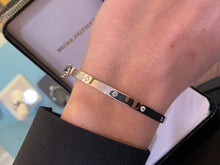 Load image into Gallery viewer, Iconic Diamond Bangle Bracelet in 18K White Gold