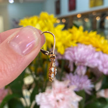 Load image into Gallery viewer, Diamond Drop Earrings in Rose Gold