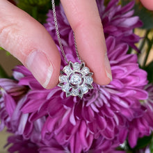 Load image into Gallery viewer, Vintage Pendant with Milgrain Floral Design