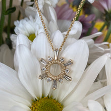 Load image into Gallery viewer, Diamond Sun Pendant and Chain