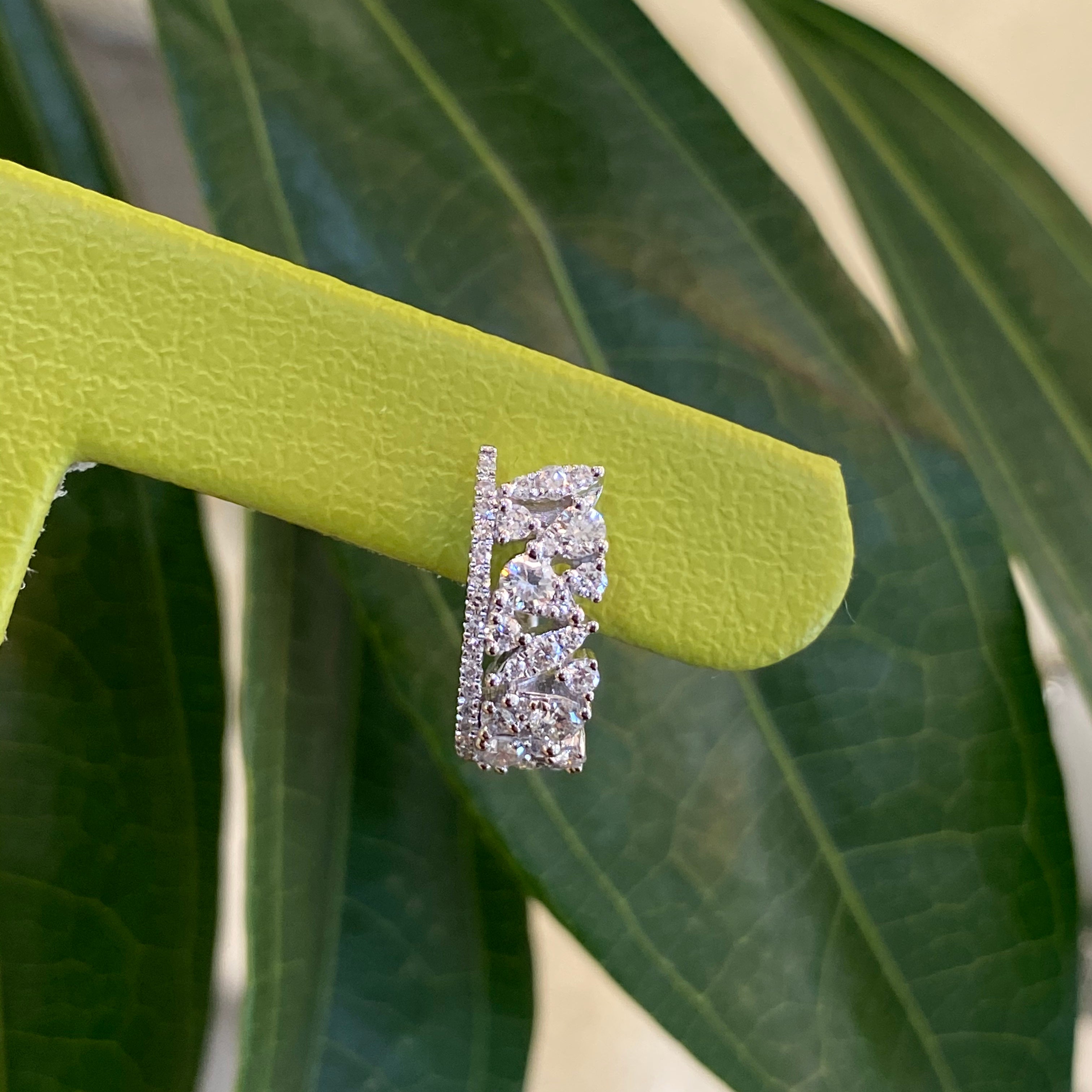 Fancy Shaped Diamond Hoops