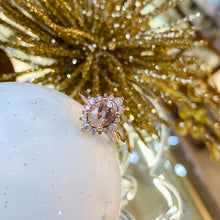 Load image into Gallery viewer, Morganite and Diamond Ring in Rose Gold