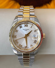 Load image into Gallery viewer, Two Toned Gold & Silver Watch