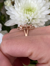 Load image into Gallery viewer, Fancy Morganite &amp; Diamond Cocktail Ring
