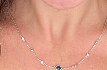 Load image into Gallery viewer, Sapphire Diamonds By The Yard Necklace