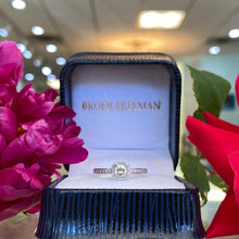 Load image into Gallery viewer, Cushion Shaped Halo Round Diamond Engagement Ring