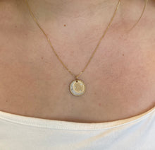 Load image into Gallery viewer, Stars and Moon Disc Necklace