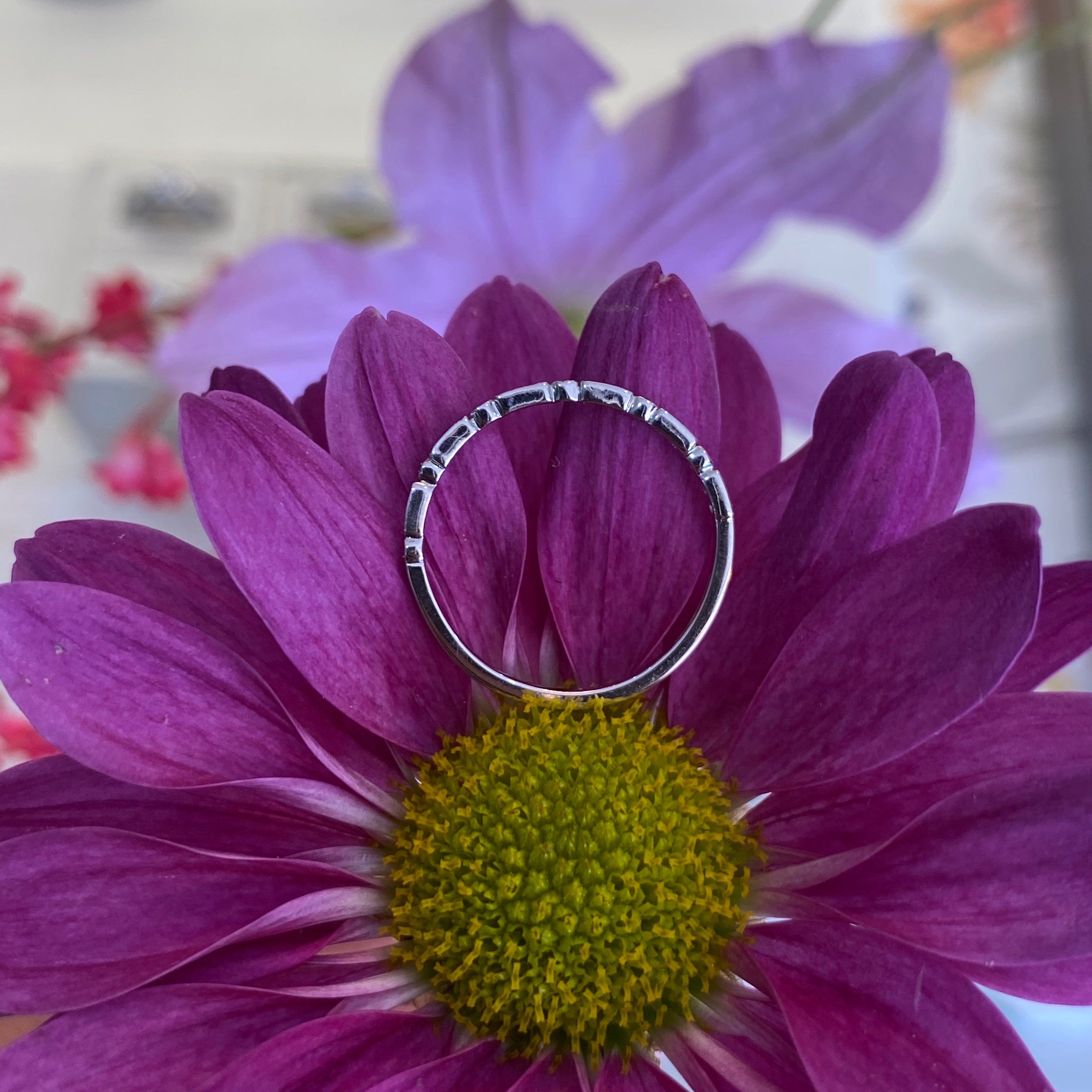 Dainty Stackable Diamond Band