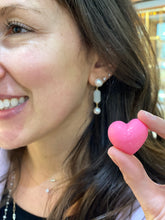 Load image into Gallery viewer, Moonstone & Pearl Drop Earrings