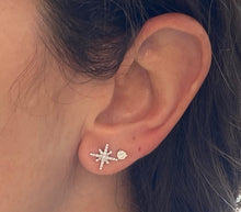 Load image into Gallery viewer, Star Diamond Studs