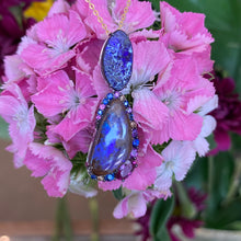 Load image into Gallery viewer, Opal Sapphire & Diamond Necklace