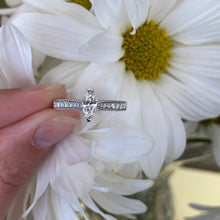 Load image into Gallery viewer, Marquise Diamond Beaded Engagement Ring