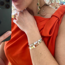 Load image into Gallery viewer, Iconic Diamond Bangle Bracelet in 18K White Gold