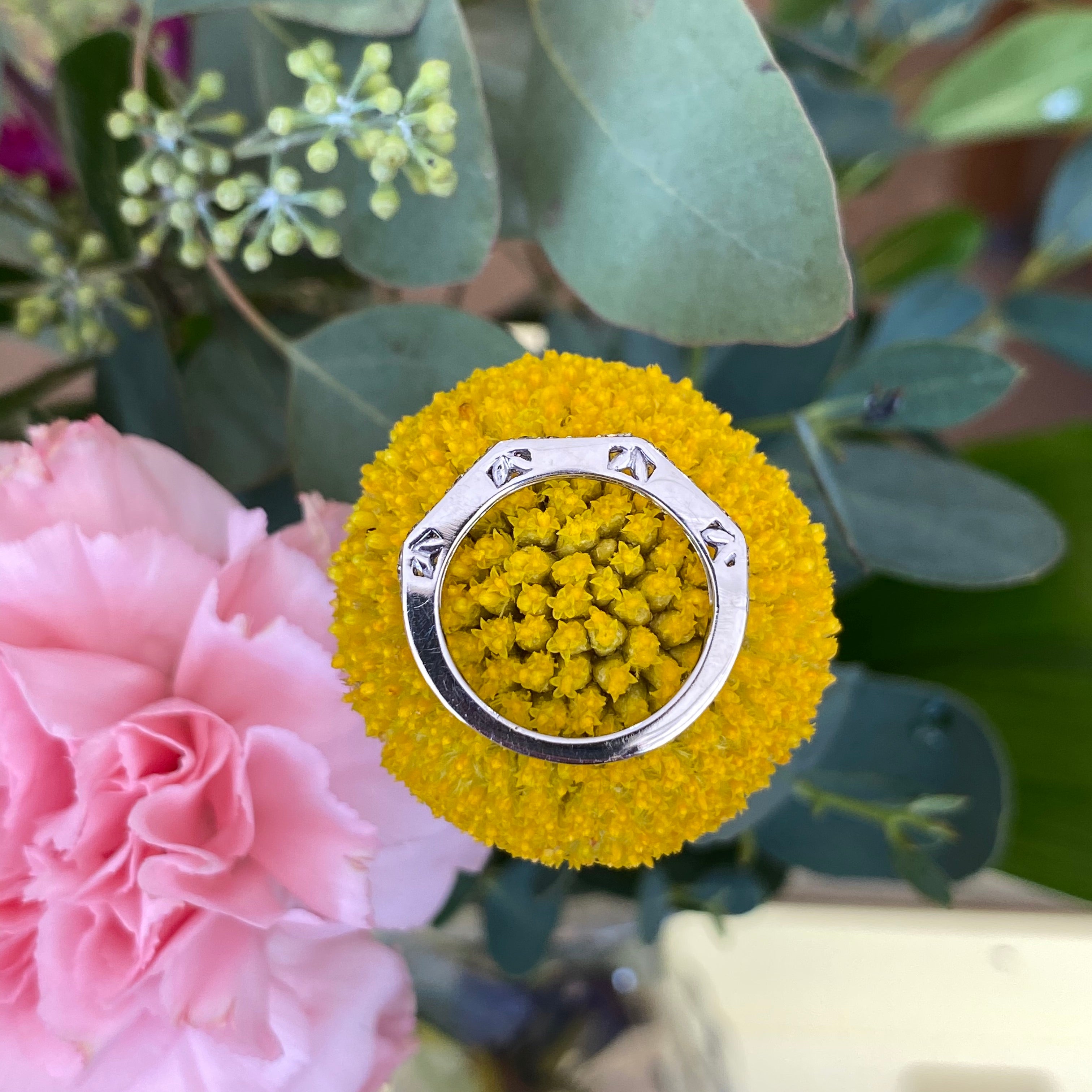 Geometric Diamond Band