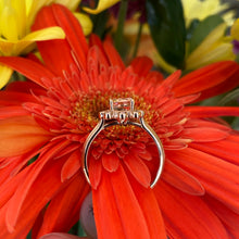 Load image into Gallery viewer, Morganite & Diamond Round Rose Gold Ring