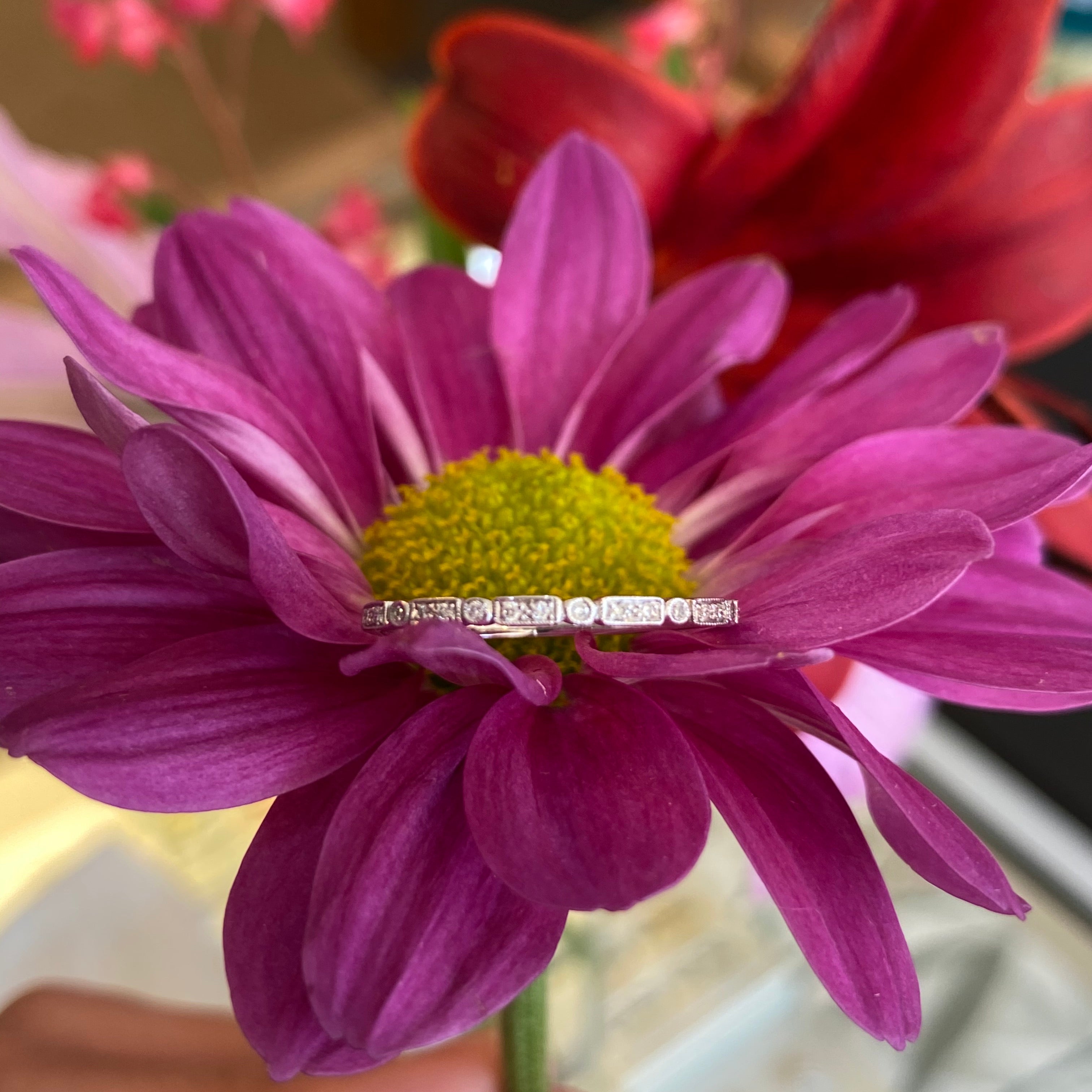 Dainty Stackable Diamond Band