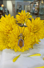 Load image into Gallery viewer, Amethyst Rose Gold Shield Necklace