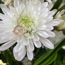 Load image into Gallery viewer, Unique Yellow Gold and Diamond Necklace