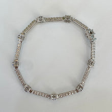 Load image into Gallery viewer, Sapphire & Diamond Tennis Bracelet
