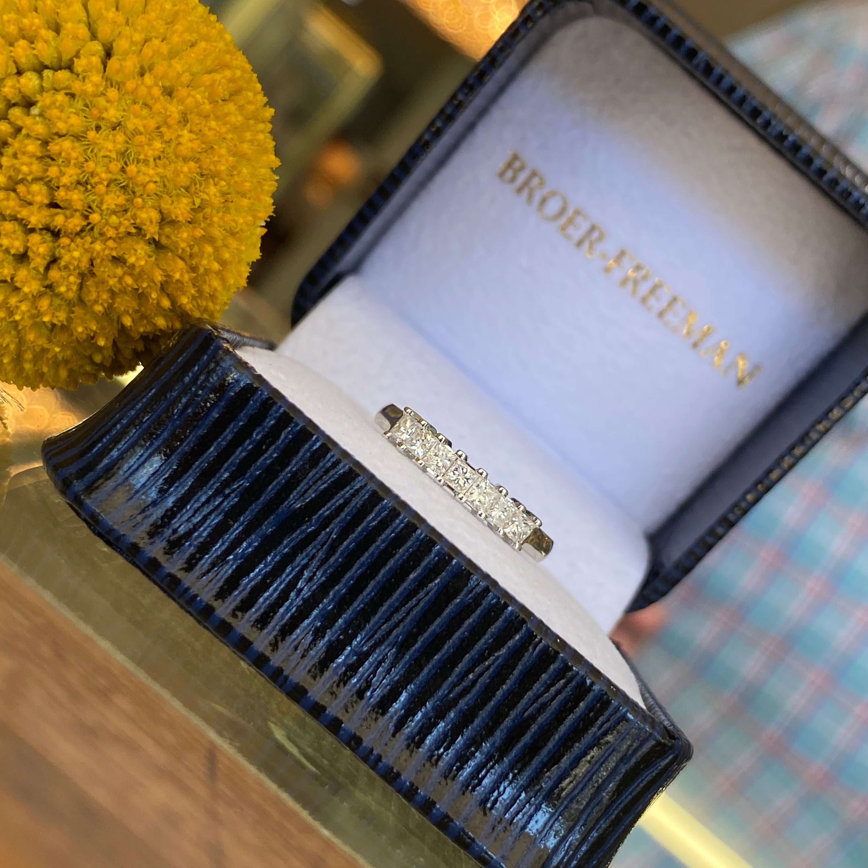 Prong Set Princess Cut Diamond Band