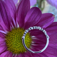 Load image into Gallery viewer, Floral Inspired Diamond Band
