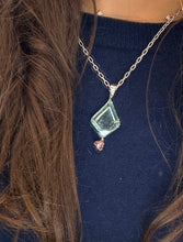 Load image into Gallery viewer, Aquamarine & Pink Sapphire Necklace