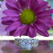 Load image into Gallery viewer, Floral Inspired Diamond Band
