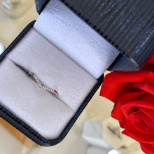 Load image into Gallery viewer, Chevron Diamond White Gold Band